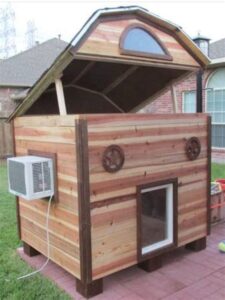 custom built dog house