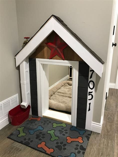 dog house built in wall