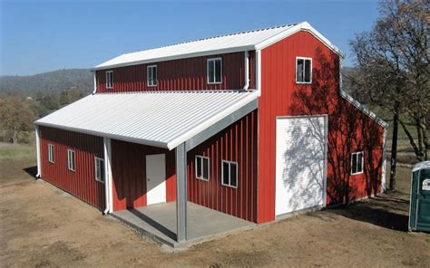 houses built out of metal buildings