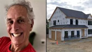 man returns home to find house built