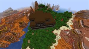 minecraft seeds with houses already built