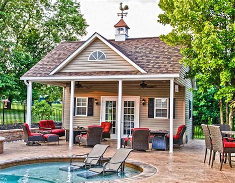 pre built pool house