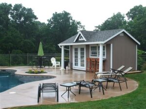 pre built pool houses