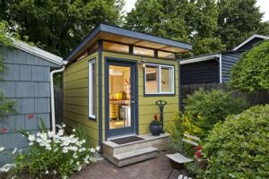 sheds built into houses