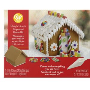 wilton pre built gingerbread house kit