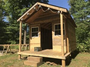 house built from pallets