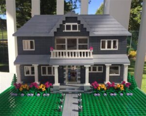 house built out of legos