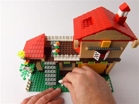 house built with legos