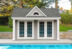 pre built pool house