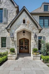 stone built houses