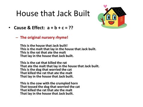 the house that jack built song