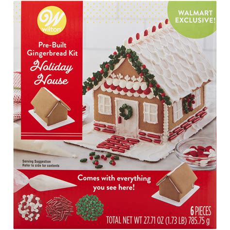 wilton pre built gingerbread house