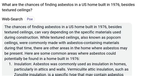 would a house built in 1976 have asbestos